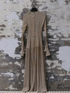 Mutedance 25 Spring/Summer Sheep Wool Waist Dress MD-MD25SS34-BEIGE MD25SS35